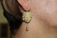 Boucles d'oreilles Boucles d'oreilles Bacchus Or camées de lave 58 Facettes 7396