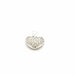 Pendentif Pendentif coeur en or blanc 18 carats et diamants 58 Facettes