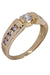 Ring 55 MODERN SOLITAIRE YELLOW GOLD DIAMONDS 58 Facettes 078161