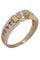 Bague 55 SOLITAIRE MODERNE OR JAUNE DIAMANTS 58 Facettes 078161