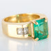 Ring 49 Emerald and Diamond Ring 58 Facettes 8397