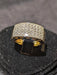 Ring Ring in yellow gold & diamond pavé 58 Facettes