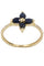 Bague BAGUE FLEUR SAPHIRS ET DIAMANTS 58 Facettes 056241