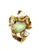 Ring 62 GILBERT ALBERT - Gold Opal Diamond and Baroque Pearl Ring 58 Facettes