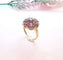Bague Bague Améthystes Rubis Diamants 58 Facettes AA 1617