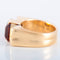 Bague 48 Bague tank Art Déco citrine de Madère 58 Facettes