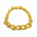 Bracelet Soft twisted mesh bracelet in yellow gold 58 Facettes CAE-BR-MTOR-YG