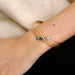 Bracelet Old bracelet Opal Aquamarine Ruby Turquoise 58 Facettes 1