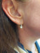 Boucles d'oreilles Dormeuses Or blanc Perles Diamants 58 Facettes 080411