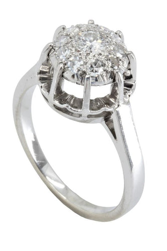 Bague 54 BAGUE STYLE SOLITAIRE DIAMANTS 58 Facettes 046121