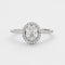 Bague 55 Bague Diamant Garden Ovale 58 Facettes 002.926