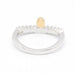 52 DAMIANI ring - Two-tone gold and diamond ring 58 Facettes D360528FJ