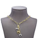 Necklace “Hearts” Necklace 2 Golds 58 Facettes D359655LF