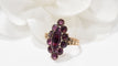 Bague 53 Bague marquise ancienne en or rose et grenats 58 Facettes 32066