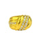 Bague 52 Bague Or jaune et Ligne de Diamants 58 Facettes 20400000638