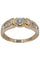 Bague 55 SOLITAIRE MODERNE OR JAUNE DIAMANTS 58 Facettes 078161