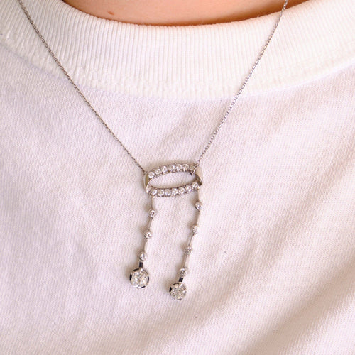 Collier Collier Négligé Diamants 58 Facettes