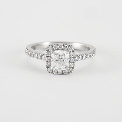 Bague Bague en Or Blanc & diamants 58 Facettes