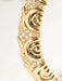 Bracelet Bangle bracelet in yellow gold and diamonds 58 Facettes