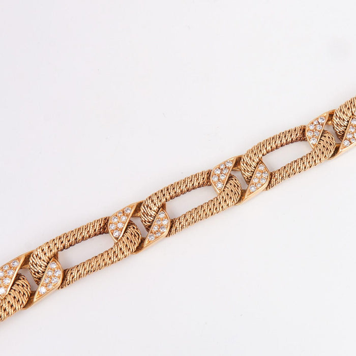 Bracelet GEORGES LENFANT, Rare Bracelet en Or & Diamants 58 Facettes DV0031-1