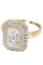Bague BAGUE MODERNE PAVAGE DIAMANTS 58 Facettes 057481