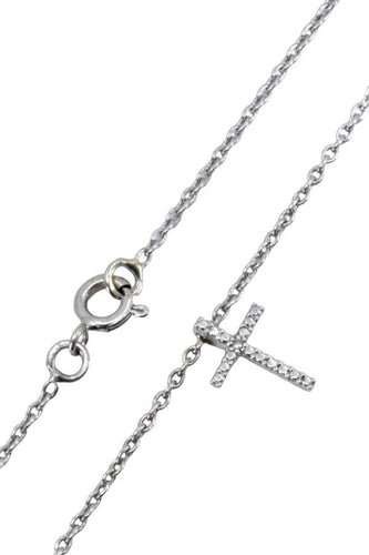 Collier COLLIER CROIX DIAMANT 58 Facettes 059991