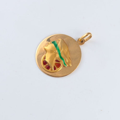 Pendentif Pendentif émaillé Femme 58 Facettes JE167