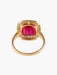 Ring Art Deco Ring 2 Gold Diamonds 58 Facettes