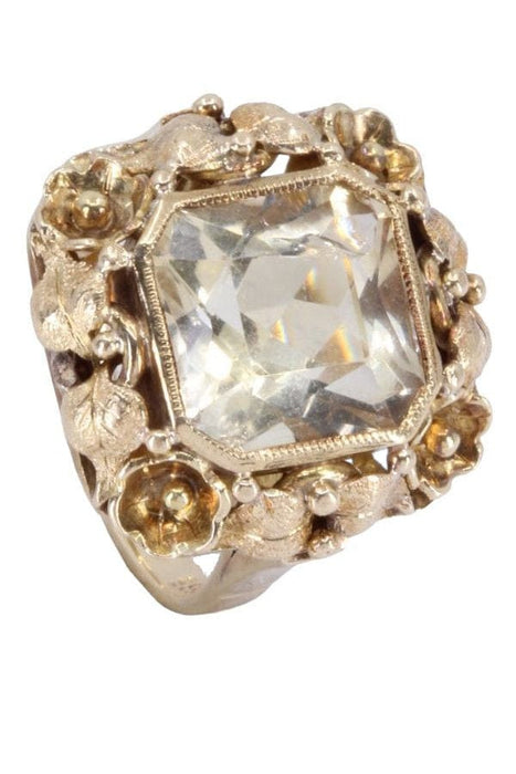 Bague BAGUE ANCIENNE CITRINE 58 Facettes 077681