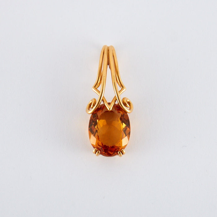 Pendentif Pendentif Citrine 58 Facettes 2.631