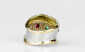 Bague 52 Bague cabochon en or bicolore 58 Facettes BGPIECAB263-96