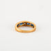 Ring 50.5 Ring in yellow gold, sapphires & diamonds 58 Facettes