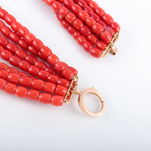 Collier Collier Corail 7 rangs 58 Facettes 355.160