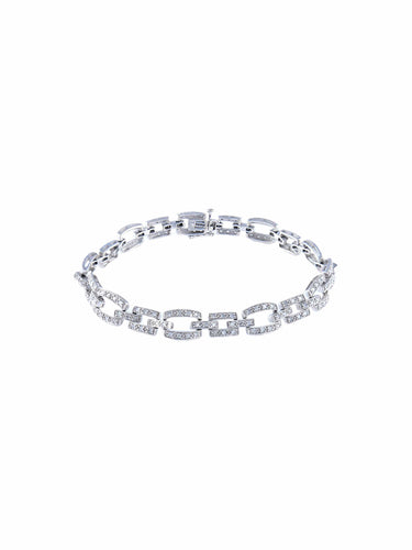 Bracelet Bracelet 18 chaînons diamants 58 Facettes