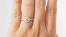 Ring 53 MESSIKA - Solitaire ring in white gold and diamonds 58 Facettes 32036