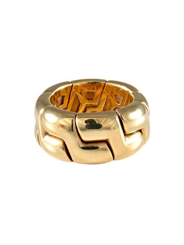 Bague 54 à 57 Bague Or jaune  BULGARI 58 Facettes