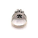 Ring 57 White Gold Diamond Dome Ring 58 Facettes