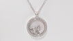 Collier Chopard - collier "happy Diamonds" en or blanc et diamants 58 Facettes 32004