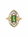 Bague Bague Marquise "Art Nouveau" Tourmaline Verte 58 Facettes