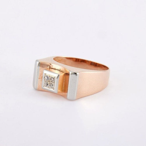 Bague Bague Tank 1940 2 Ors 58 Facettes