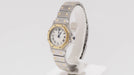 Cartier Santos octagonal yellow gold and steel watch 58 Facettes 31196