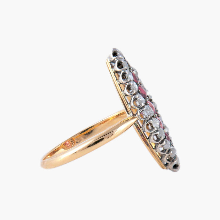 Bague 54 Bague marquise diamants 58 Facettes P3L13