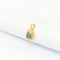 Pendentif Pendentif or jaune et émeraude 58 Facettes 27242