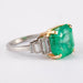 Ring 53 Emerald and Diamond Ring 58 Facettes