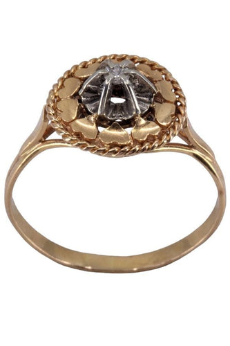 Bague 60 BAGUE DIAMANT NAPOLÉON III 58 Facettes 071231