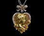 Art Nouveau Heart Pendant Necklace by Gaston Laffitte 58 Facettes