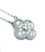 VAN CLEEF & ARPELS pendant - white gold pendant, diamonds 58 Facettes