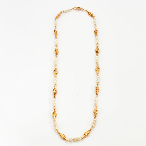 Collier Collier Or jaune Perles fines 58 Facettes