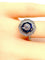 Bague 54 Bague Or blanc Saphirs et Diamants 58 Facettes AB220