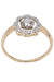 Bague 53 BAGUE DIAMANTS ART-NOUVEAU 58 Facettes 064341